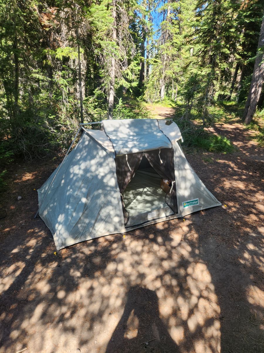 Vintage springbar tent