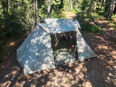 Vintage springbar tent