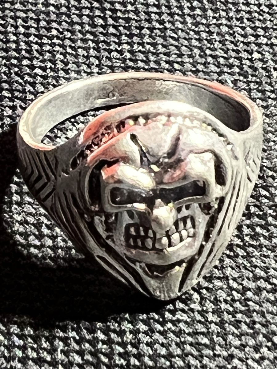 Skull Face Ring - Unique Statement Piece size-10
