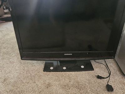 Magnavox Flat Screen TV Black - Used