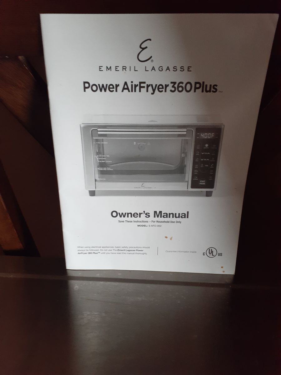 'EMERILI LAGASSE AIRFRYER 360 PLUS'