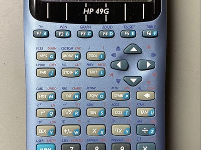 HP 49G advanced programmable graphing calculator in perfect condition