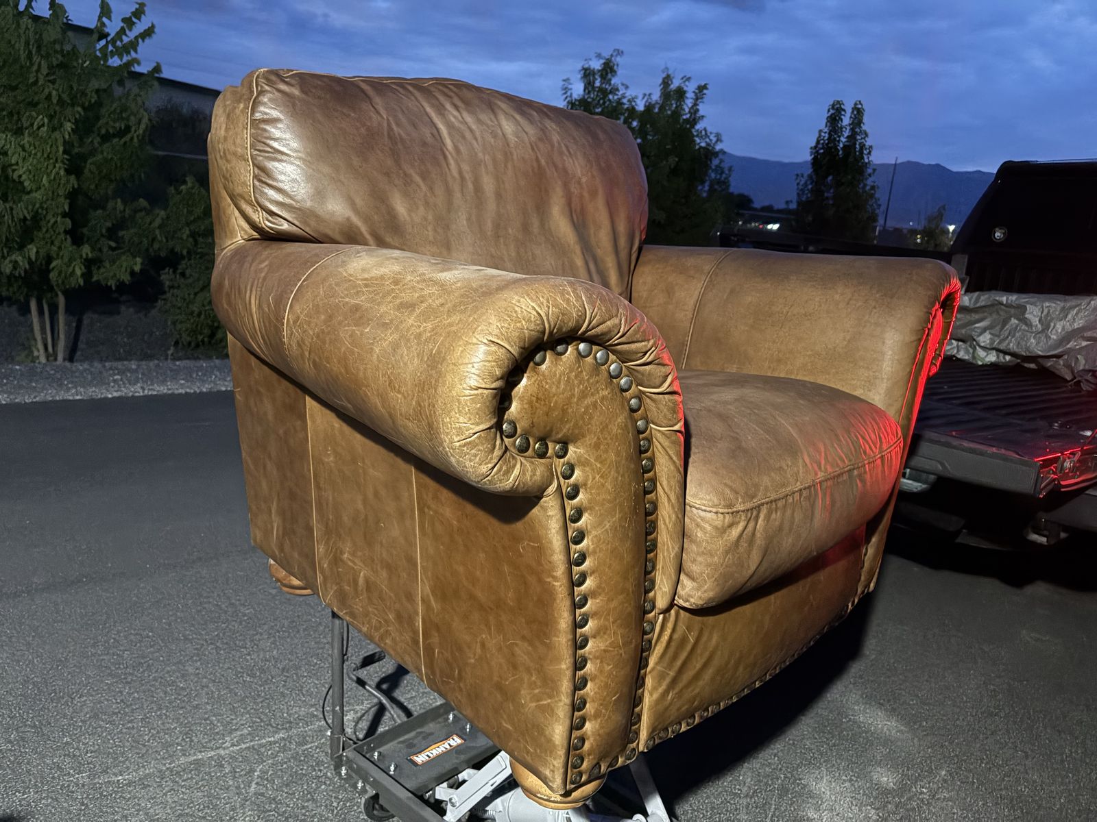 Beautiful Natuzzi premium genuine leather armchair. $2,700 new
