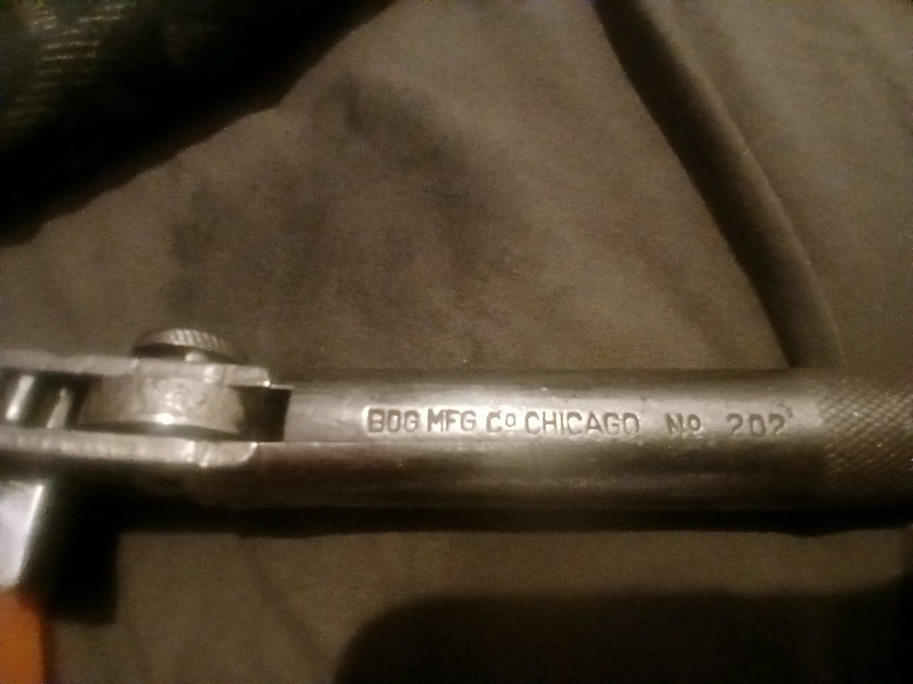 BOG Mfg Co.  1/2" drive reversible ratchet No.202