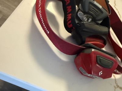 Black Diamond Headlamp - Red, Mammut & Bushnell Bands Included