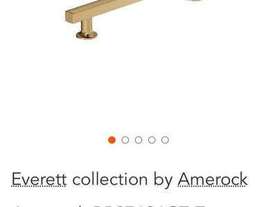 Amerock 160mm Champagne Bronze Pull BP37106CZ