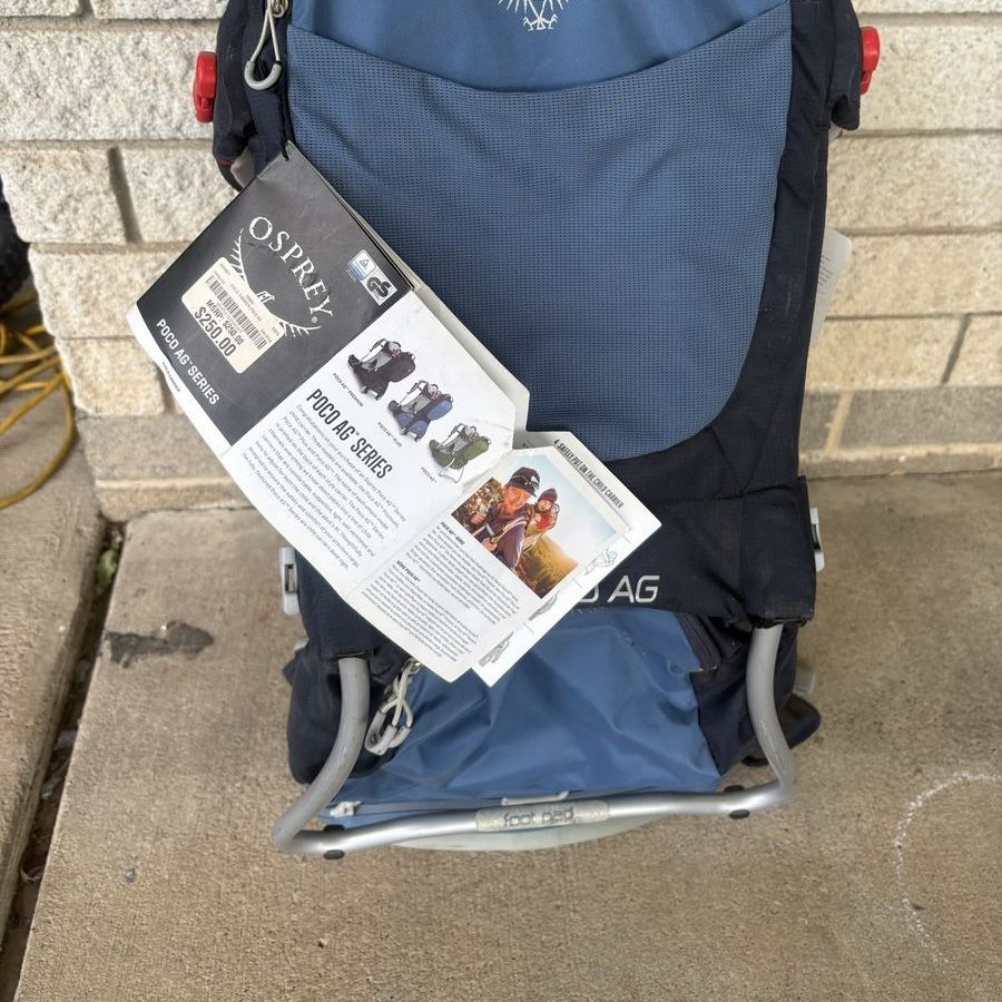 Osprey Poco AG Series Child Carrier Backpack - Blue, MSRP $250