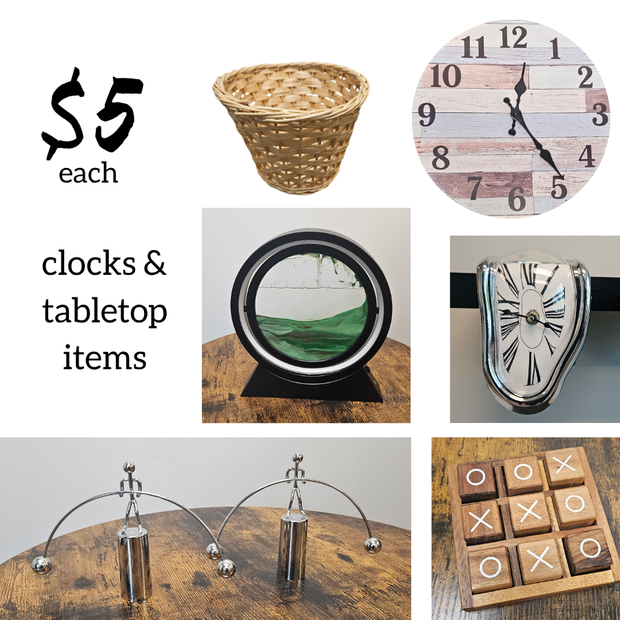 Coffee Table Decor - all items $5 each