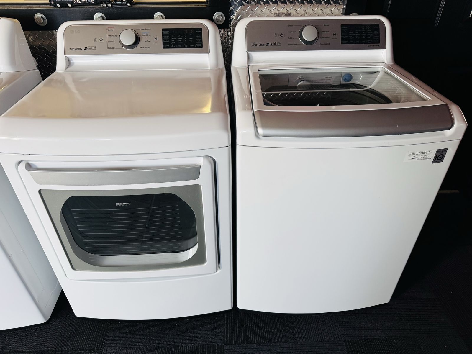 Lg Electric Top Load Set