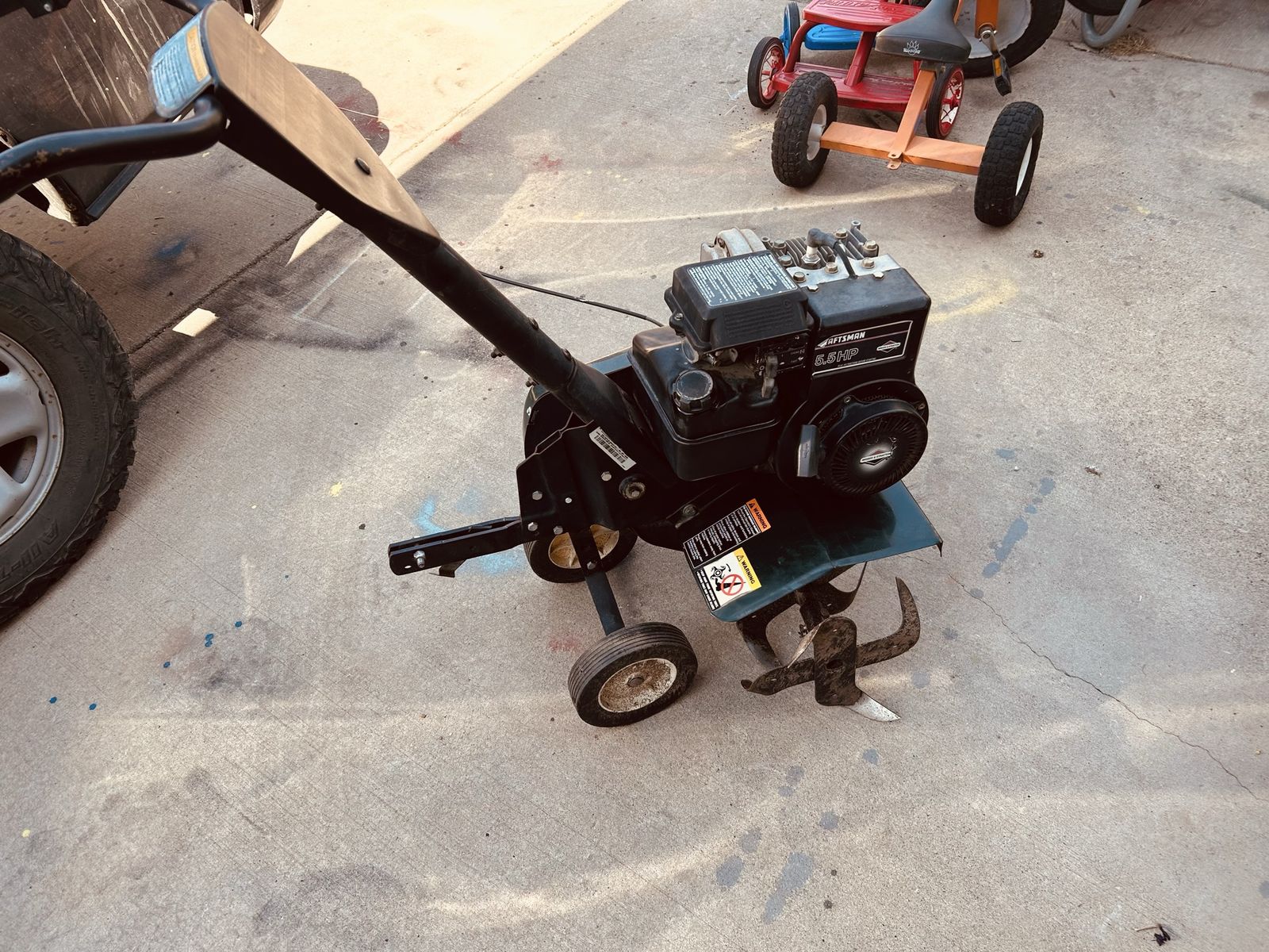 Craftsman 5.5 HP 24-Inch Gas Garden Tiller / Cultivator