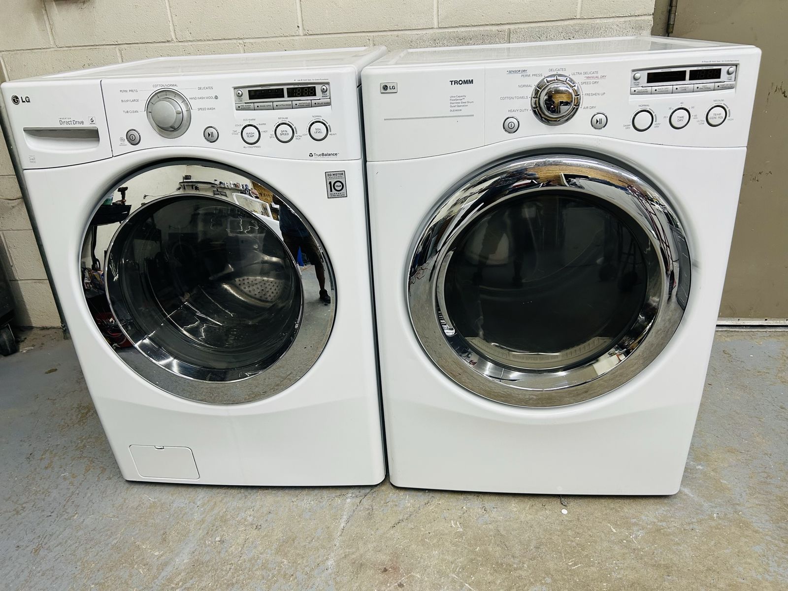 Lg washer and dryer set