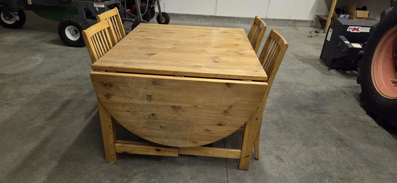 Solid pine dinning room table. original IKEA