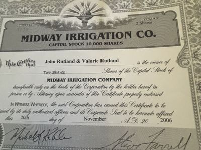 One Midway Water Share