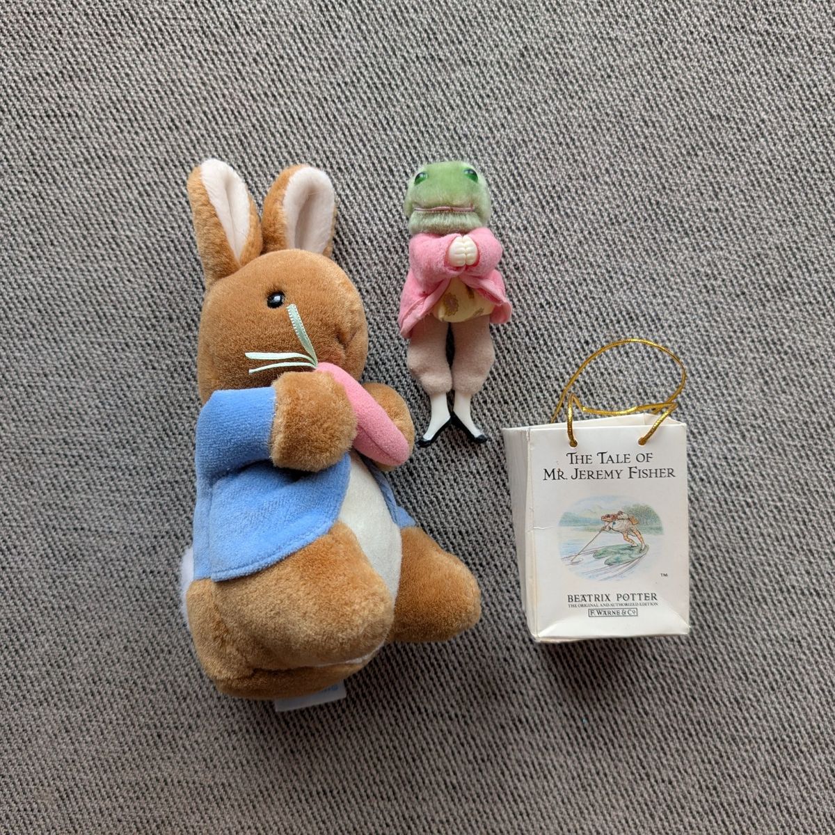 Beatrix Potter Peter Rabbit and Mr. Jeremy Fisher