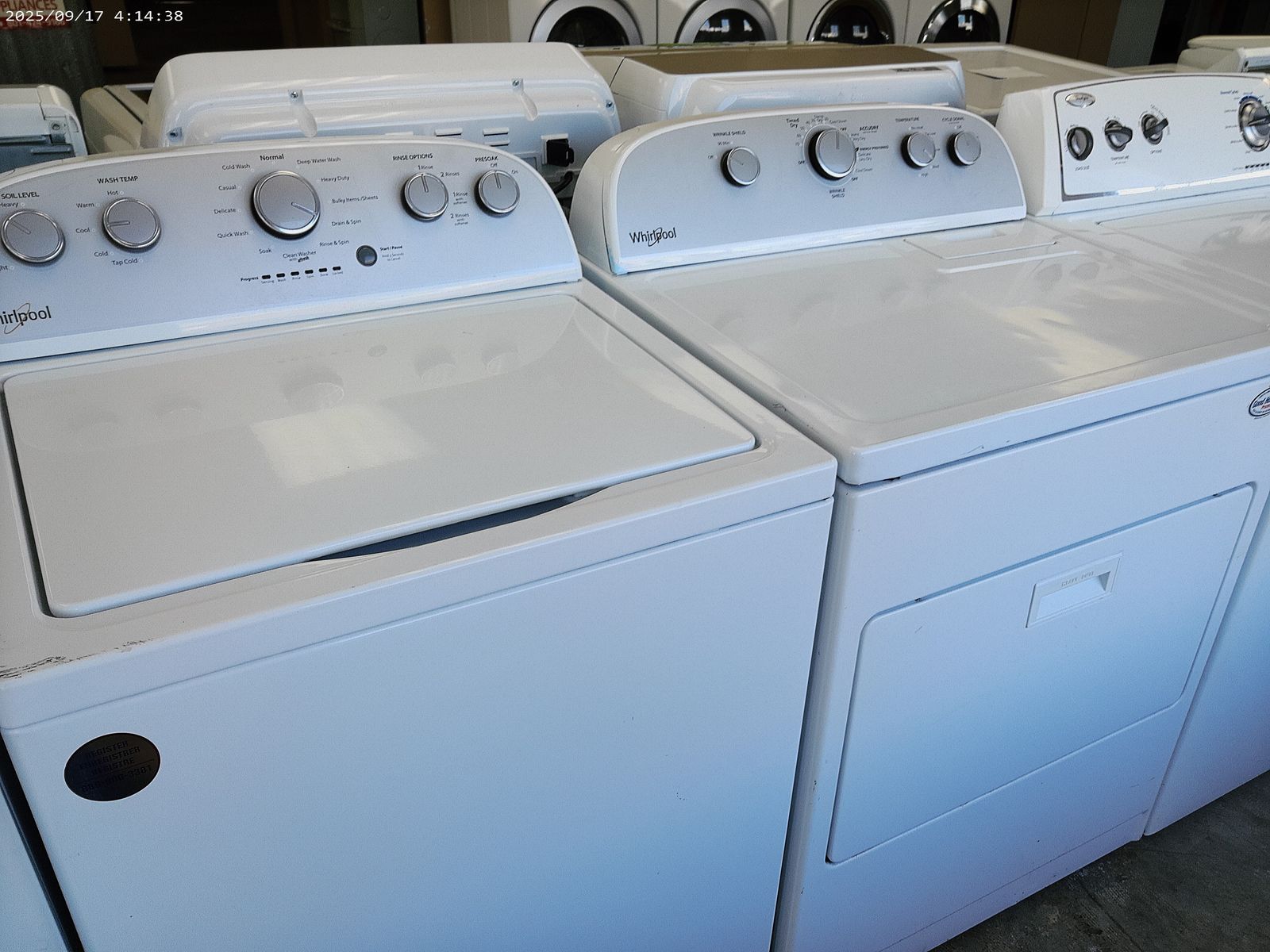 High Efficiency Washer and Dryer~90 Day Guarantee~With Agitator