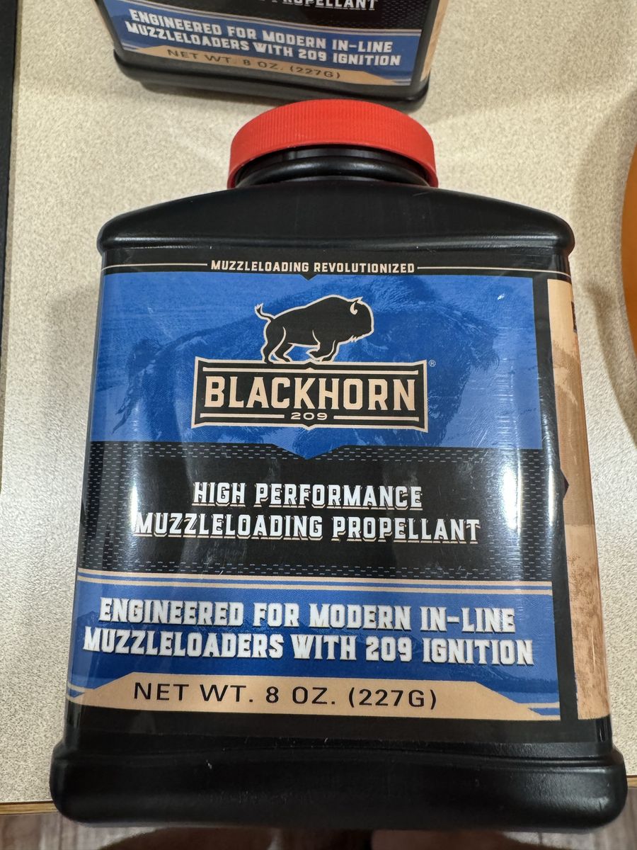 3 brand new Blackhorn 209 High Performance Muzzleloading Propellant Powder - 8oz
