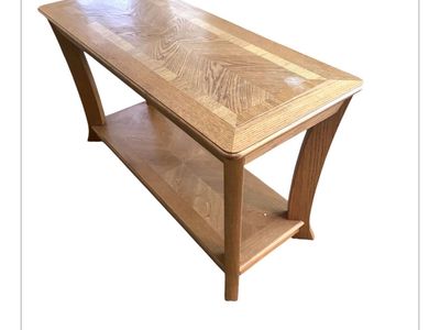 Oak entry Table