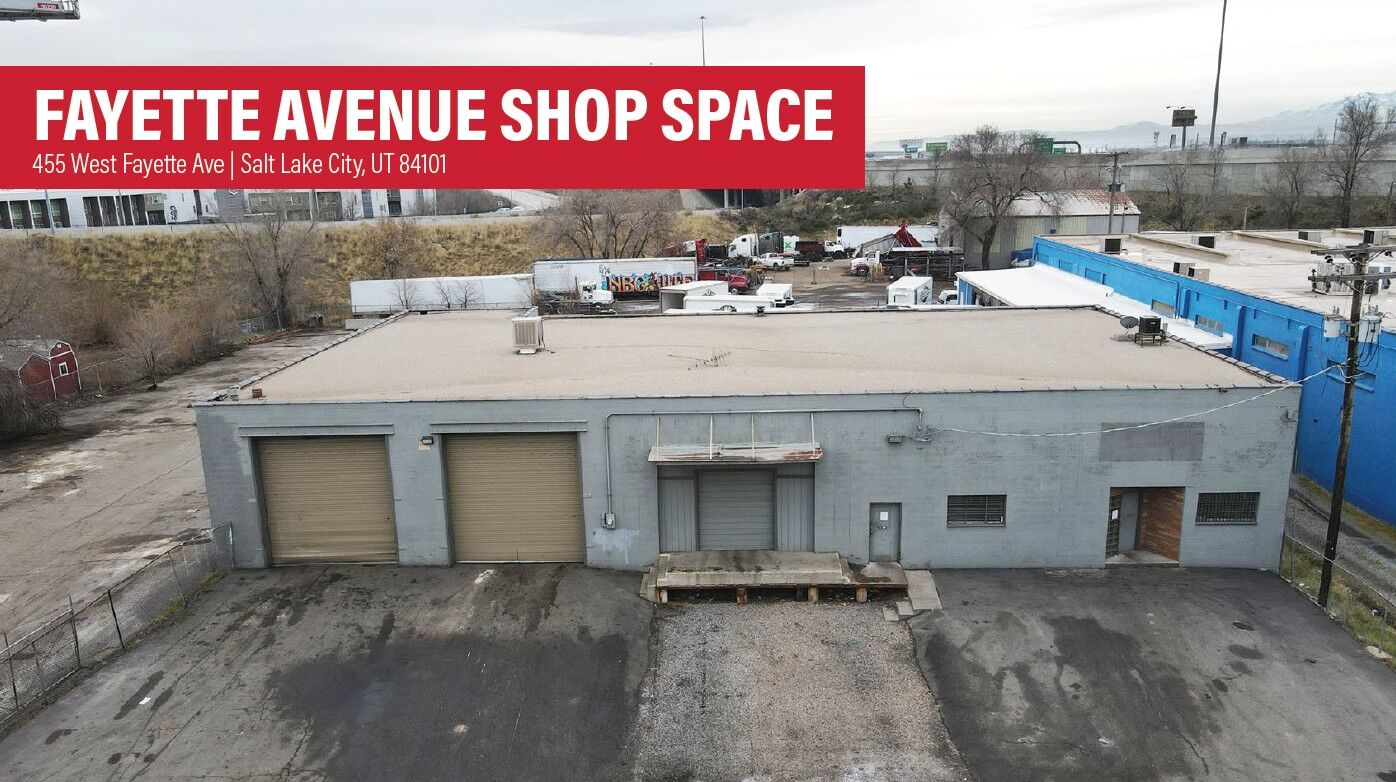 Fayette Avenue Shop Space - 7,104 SF - Salt Lake City, UT
