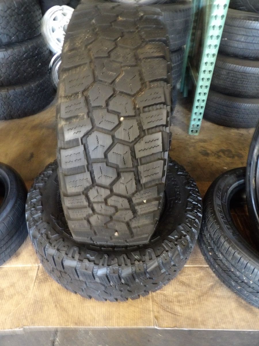 265/70R17 COOPER DISCOVERER RUGGED TREK PAIR OF TWO USED TIRES
