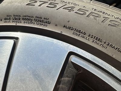 Porsche Taycan wheels and tires