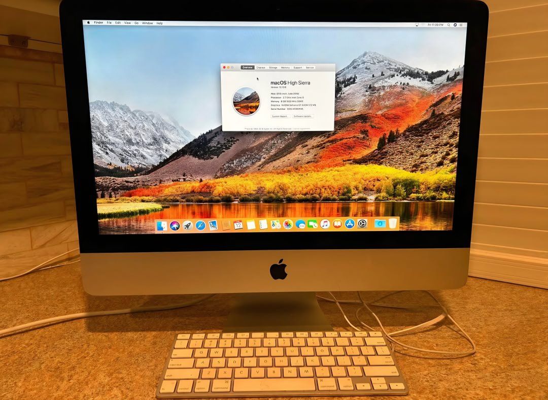 Apple iMac 21.5-inch (Late 2012) - 2.7 GHz Intel Core i5, 8GB RAM, 1.12TB Fusion Drive