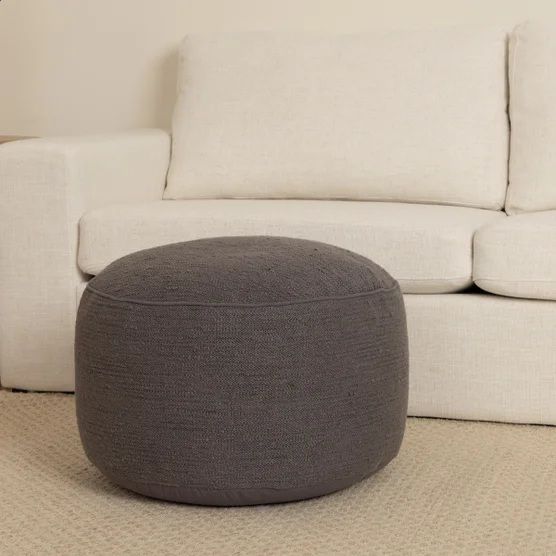 Boucle Indoor Pouf 23in Diameter x 12in High 1973215 #105722