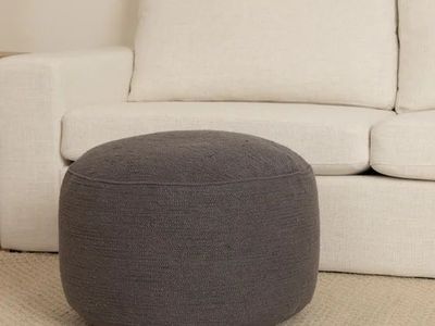Boucle Indoor Pouf 23in Diameter x 12in High 1973215 #105722