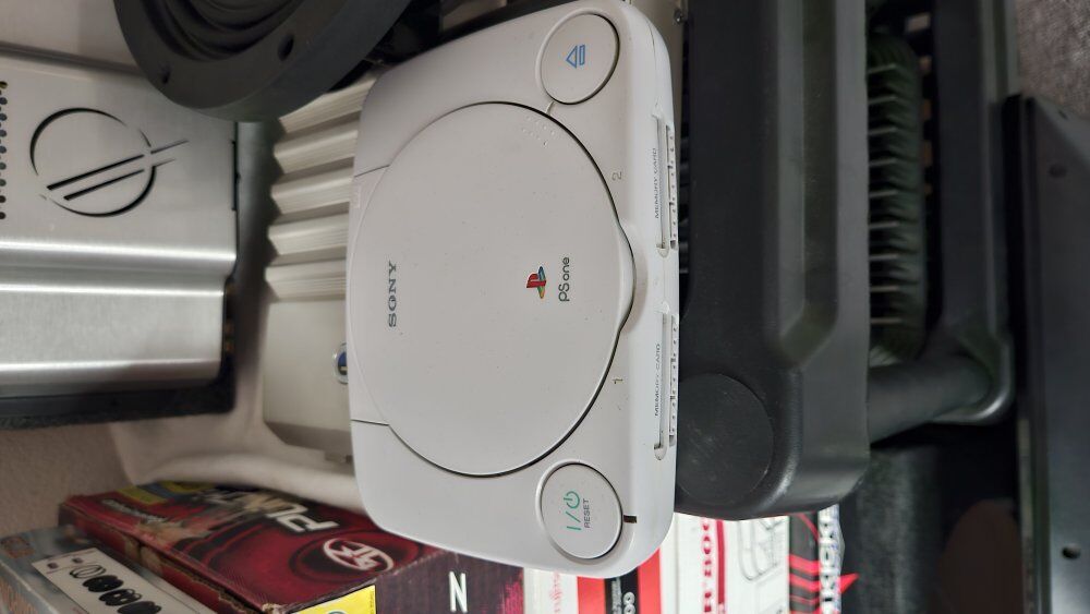 Sony PS One with Controller/Wires/Games