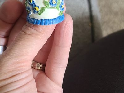 Forget Me Not Thimble