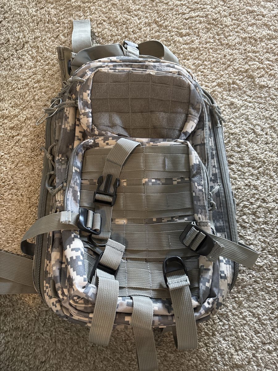 New Camo Rucksack Backpack - Ruck Sack 4 Comparts