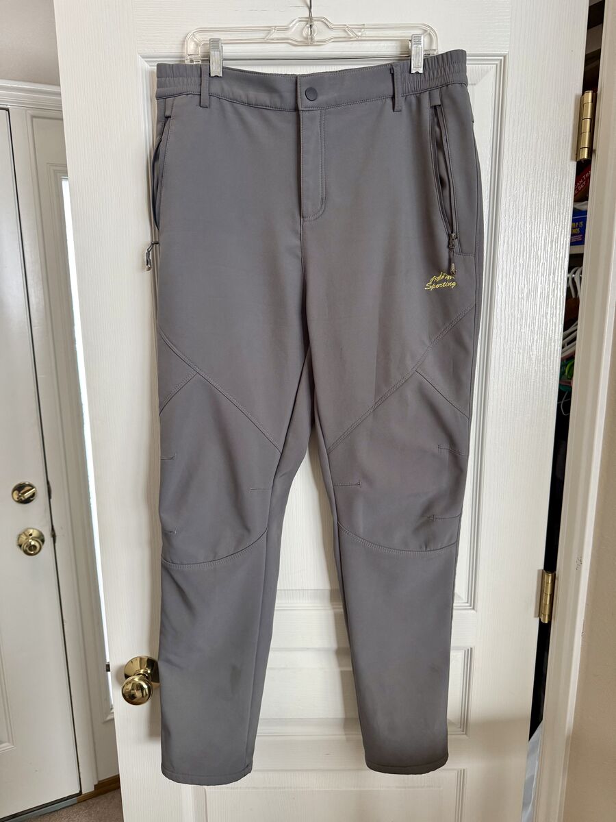 Outdoor Sporting Brand Fleece Lined Soft Pants