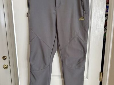Outdoor Sporting Brand Fleece Lined Soft Pants