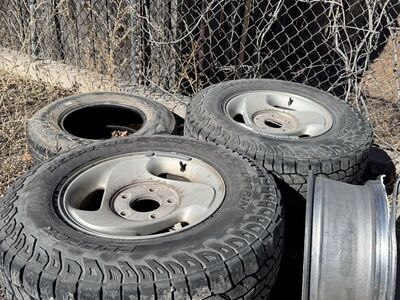 245/75r16 Cooper Discoverers w/ 5x5.5 Ram Wheels