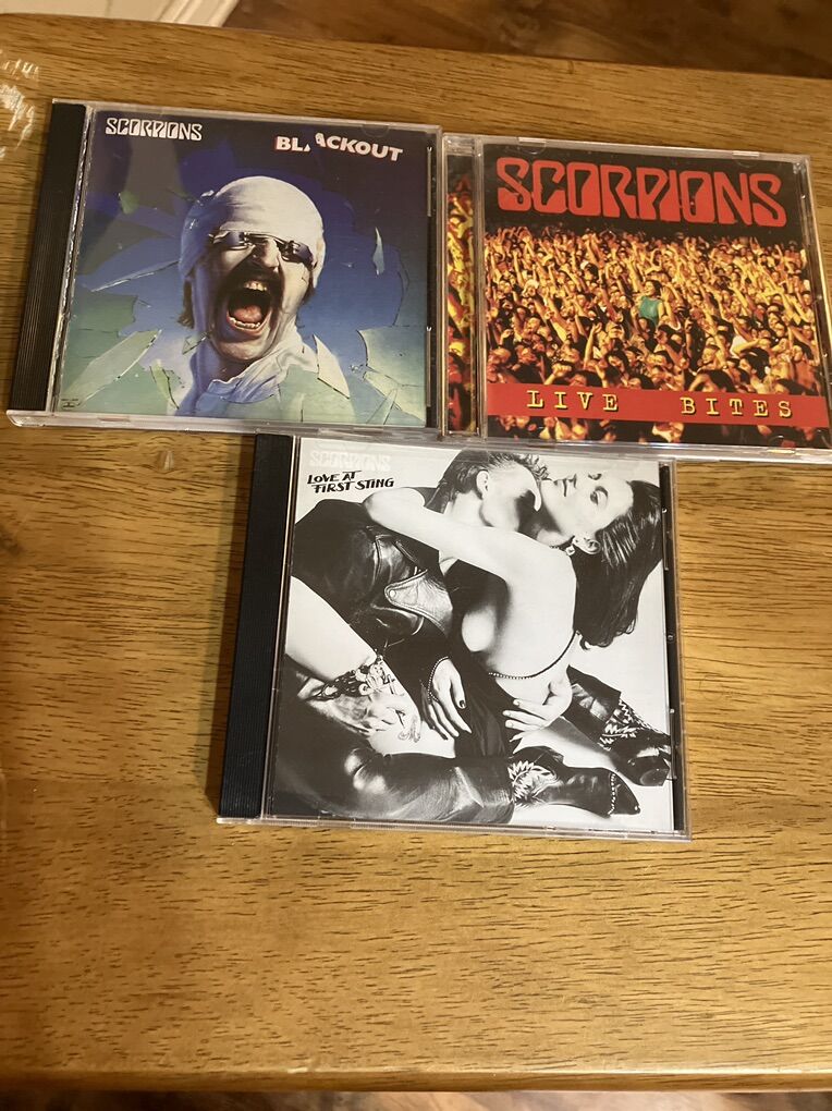 Set Of 3 Scorpion  CDs