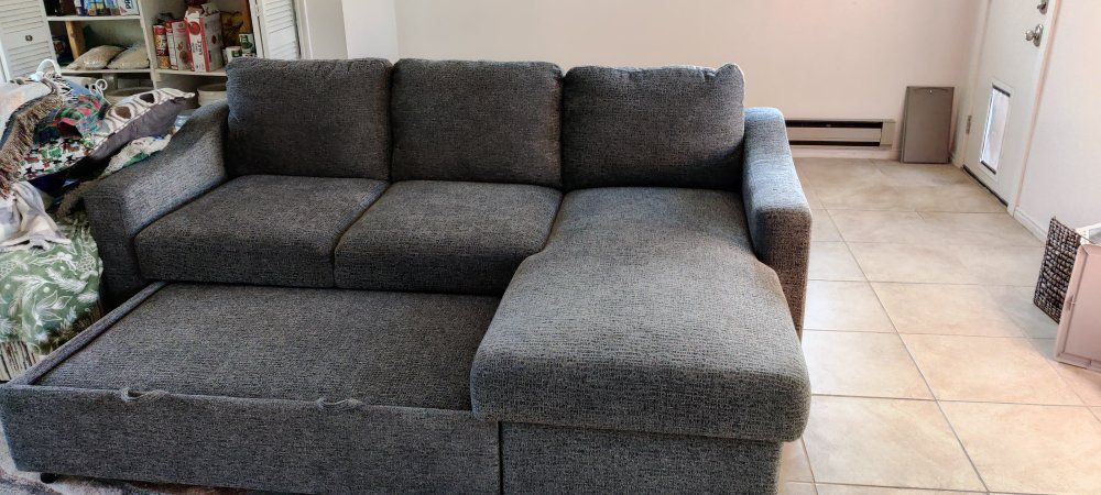 Sofa with built in bed