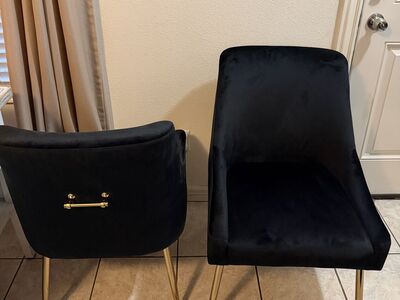 Velvet Accent Chairs