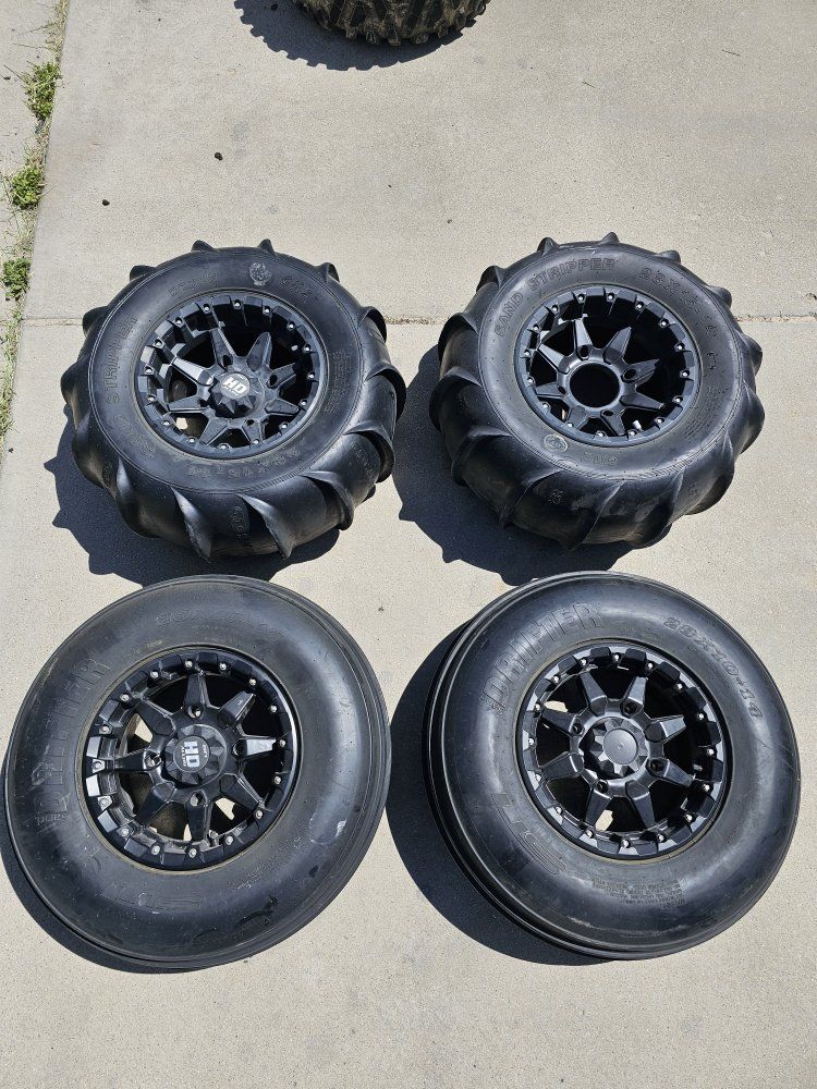 STI HD Alloy RZR paddle sand tire set