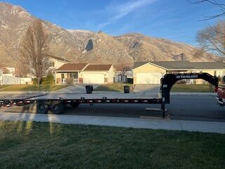 2025 -30 FT Goose Neck Trailer Flat Bed