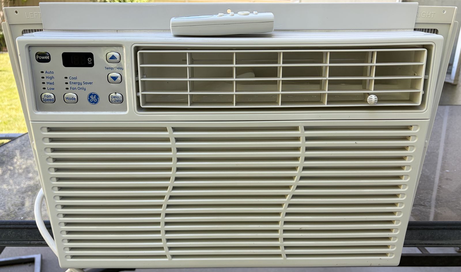 GE window air conditioner with remote