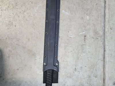 Stainless Steel Black Tactical Machete / Knife with Sheath