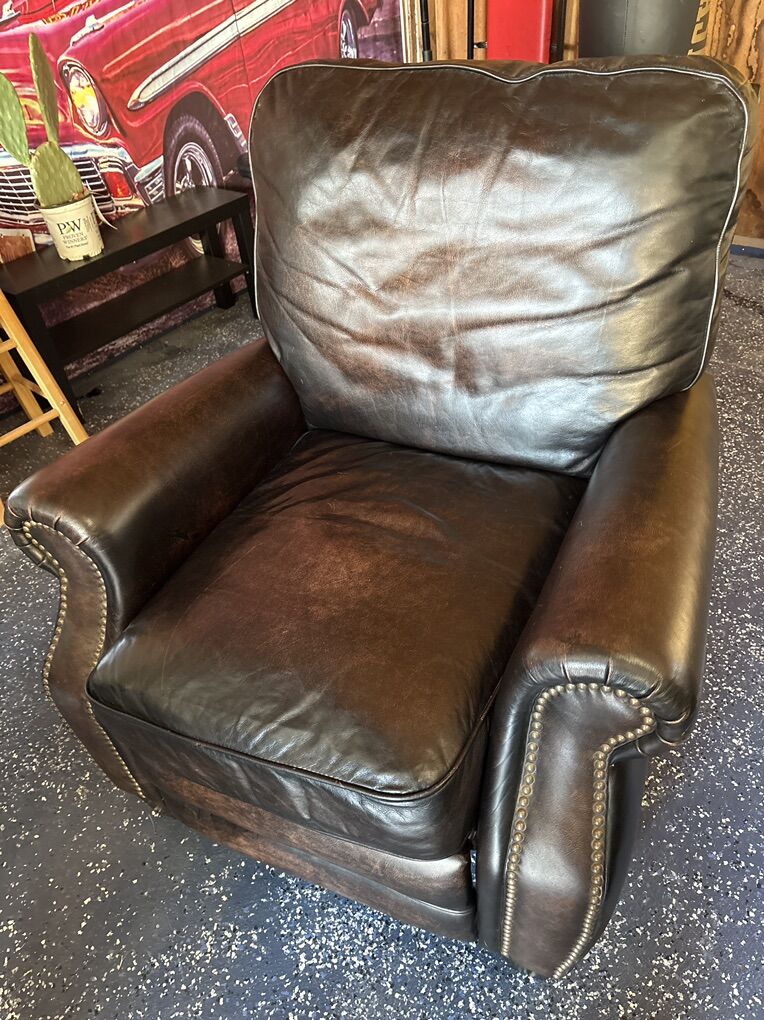 Like New Genuine Leather BarcaLounger Recliner