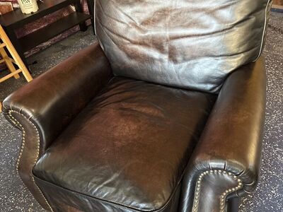 Like New Genuine Leather BarcaLounger Recliner