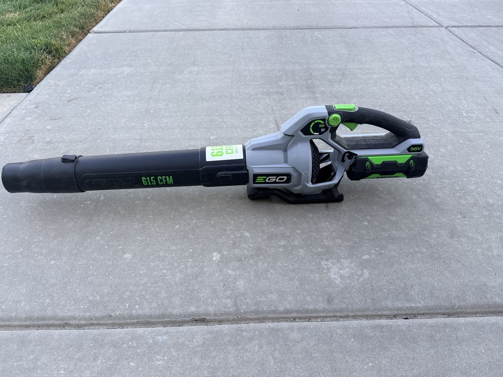 EGO Power+ LB6150 56V Cordless Leaf Blower - 615 CFM Brushless Motor - Battery and Charger included.