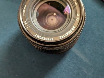 PROMASTER SPECTRUM7 f=28mm 1:2.8 Multi-Coated Lens - Made in Japan