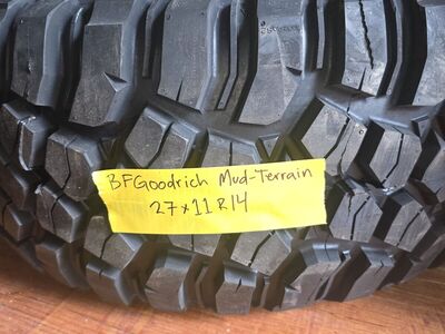 BFGoodrich Mud Terrain T/A 27x11r14 UTV Tire