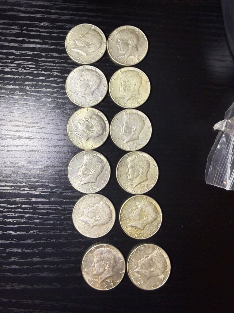 40% Silver Kennedys $150.00 OBO
