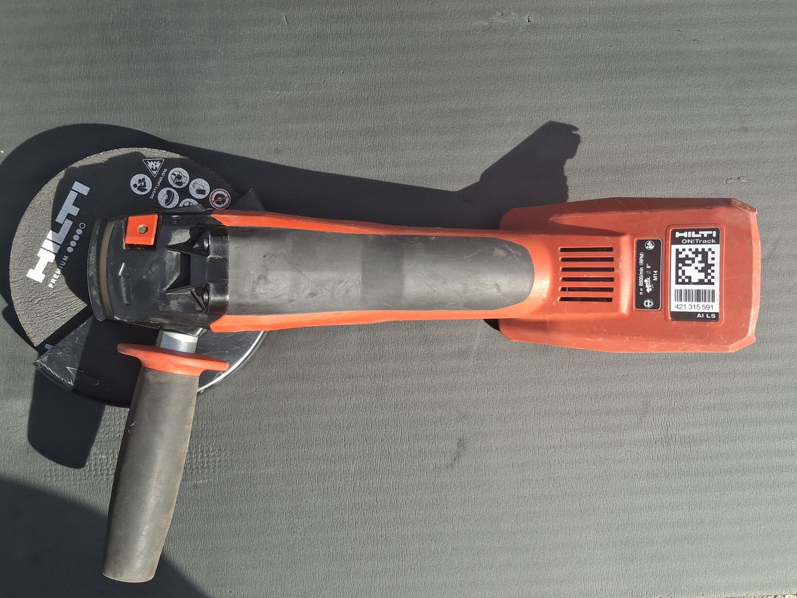 HILTI 36V 6" Grinder