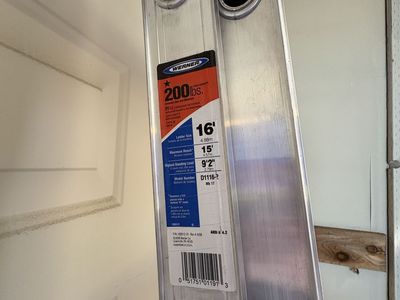 Werner 16 ft Aluminum Extension Ladder type III $300 cash/venmo in Draper