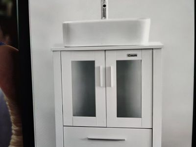 bathroom sink and vanity