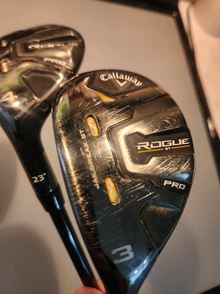 LH Callaway Rogue ST Pro 3-Hybrid (20°) & 4-Hybrid (23°) Mitsubishi Chemical AV Series Shafts